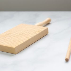 Wooden Gnocchi Board - QB Cucina Side Angle