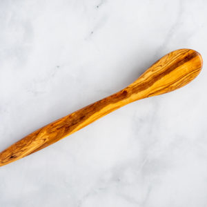 Olive wood spaghetti server from Italy
