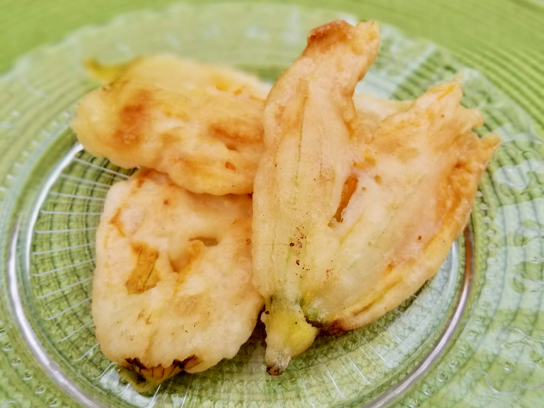 Fried Zucchini Flower Blossoms