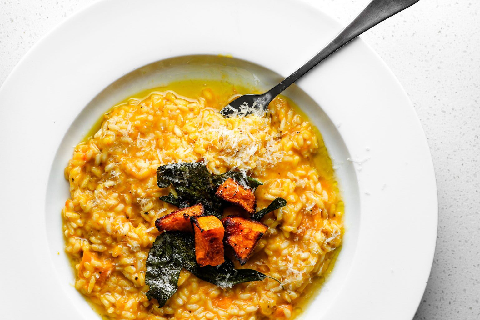Brown Butter Roasted Pumpkin Risotto